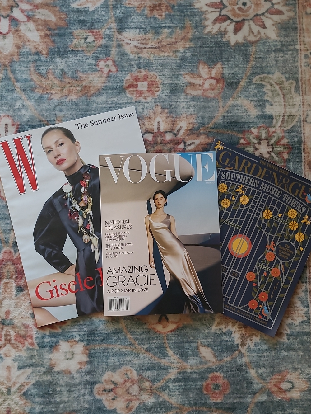 Vogue Summer 2026, W The Summer Issue 2026 & Garden & Gun June/July 26 Magazine